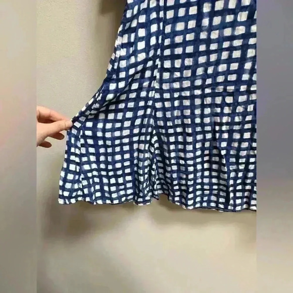 Like new Anthropologie 11.1 Tylho Adanne Checkered Plaid Button Down Shirt Tunic - Picture 9 of 9